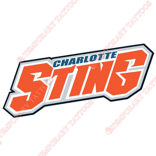 Charlotte Sting Customize Temporary Tattoos Stickers NO.8544